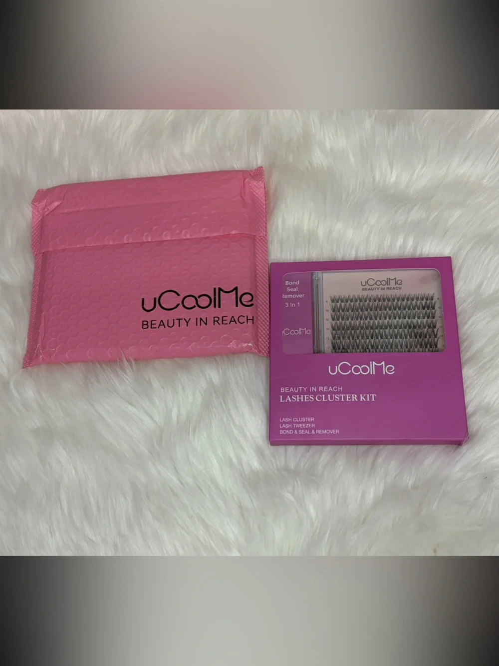 uCoolMe Pink Lashes Cluster Kit